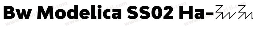Bw Modelica SS02 Ha字体转换